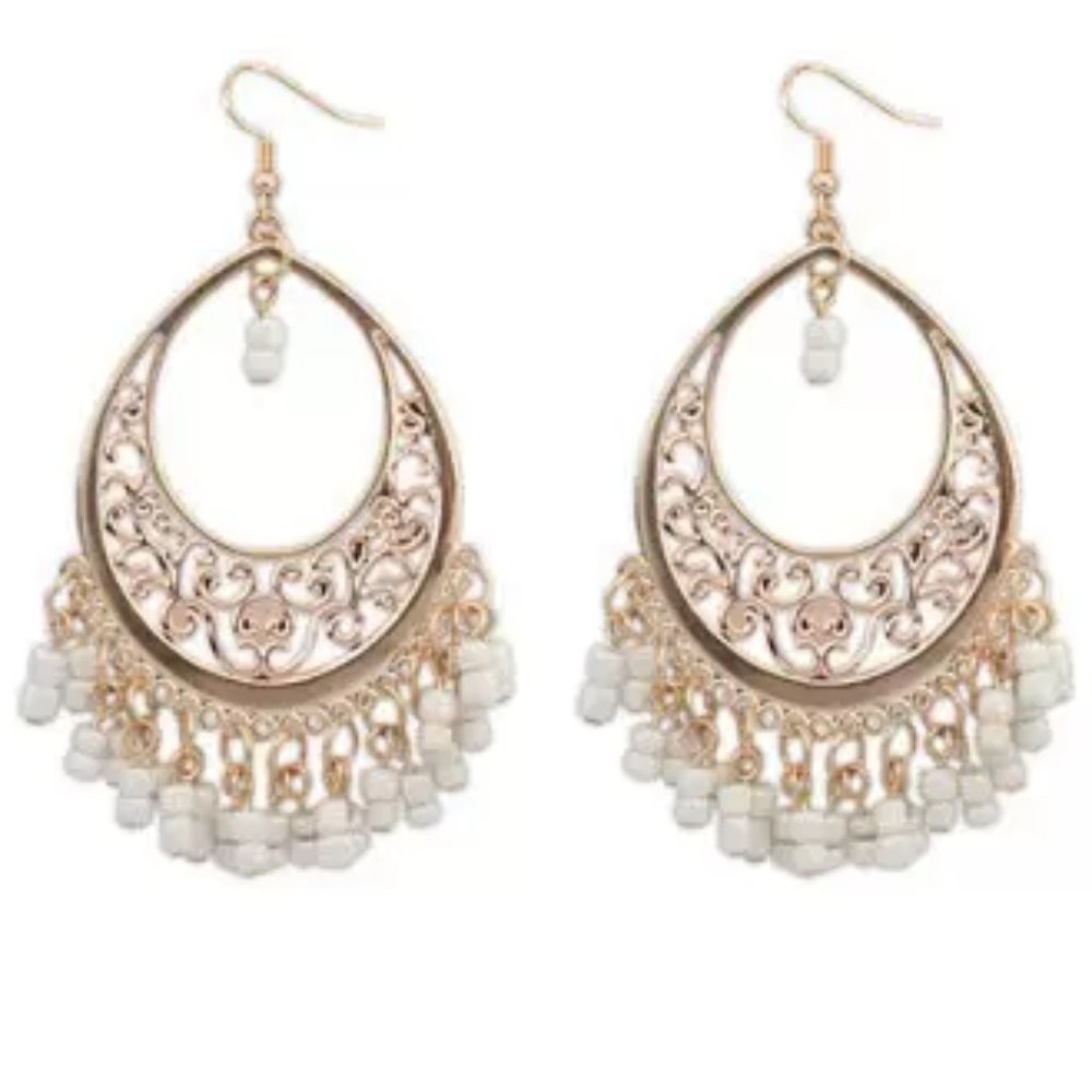 2/$25❣️Boho Bangle Beaded Earrings